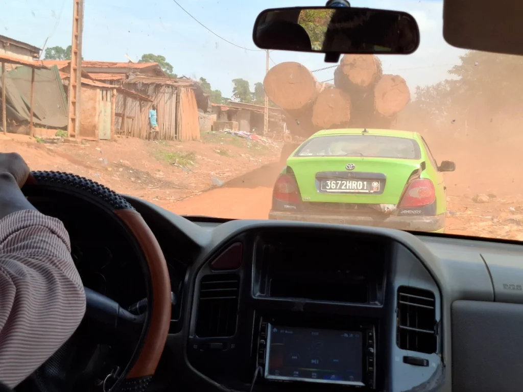 Piste pour arriver à Daobly